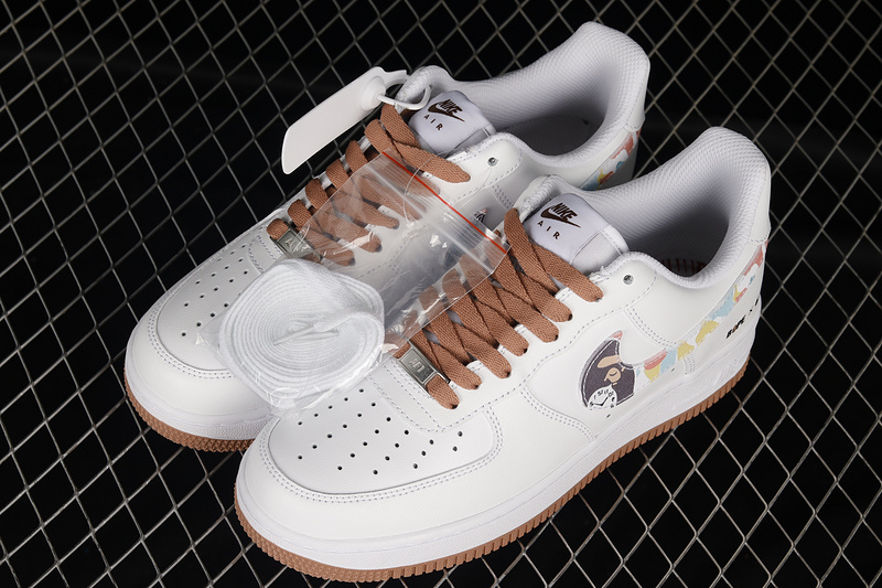 Air Force 1 Low 07 Bope White/Light Brown/White 25