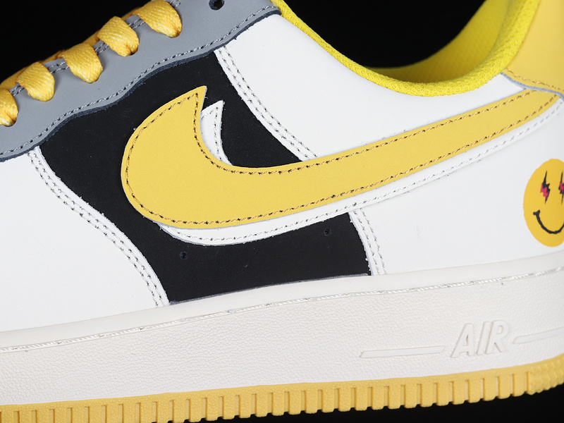 Air Force 1 Low 07 Yellow/White/Black-Light Grey 13