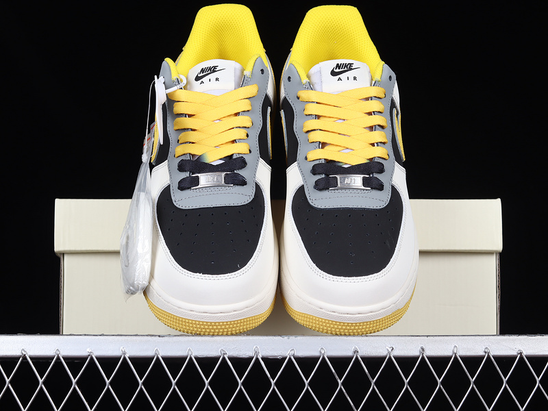 Air Force 1 Low 07 Yellow/White/Black-Light Grey 25