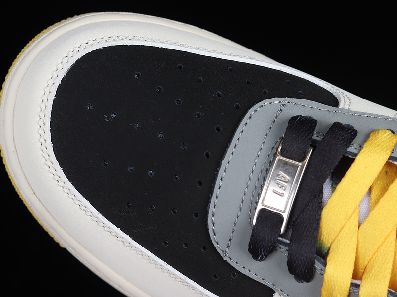 Air Force 1 Low 07 Yellow/White/Black-Light Grey 27