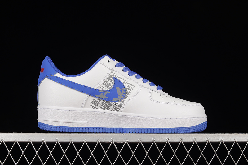 Air Force 1 Low 07 King Of Glory White/White/Blue 19