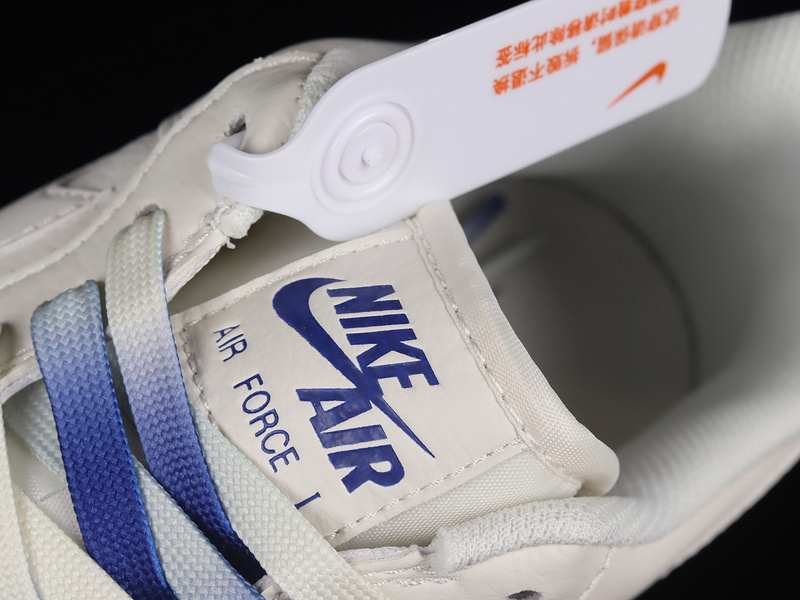 Air Force 1 Low 07 White/White/Dark Blue 13