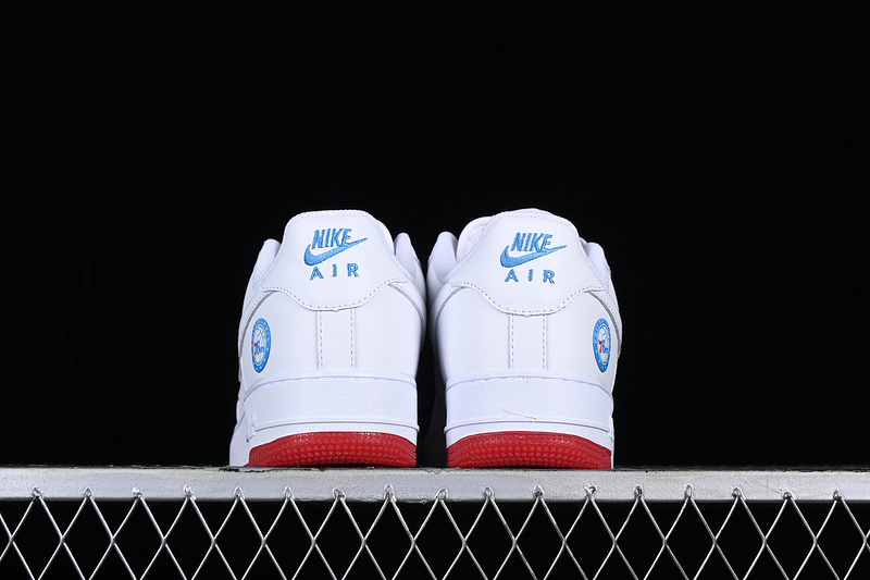 Nike Air Force 1 '07 Low White/Blue/Orange/Green 7