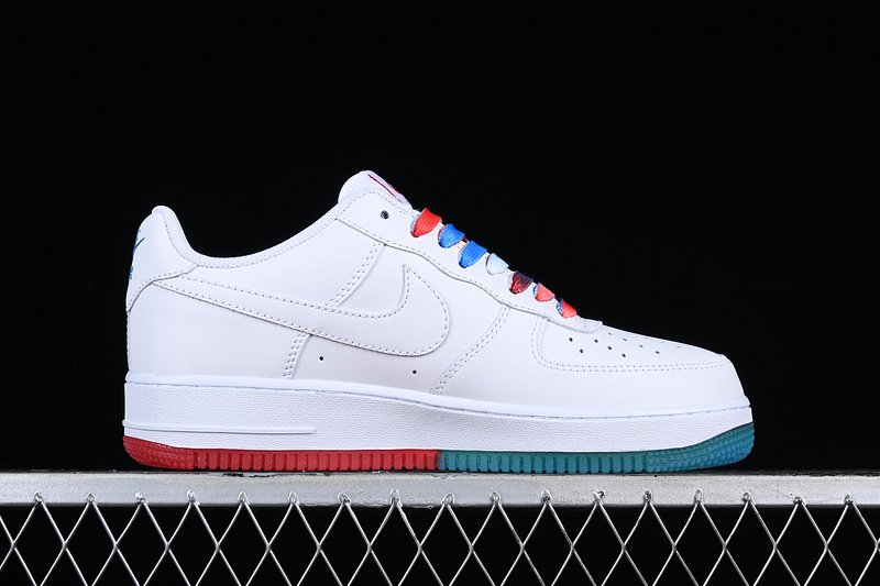 Nike Air Force 1 '07 Low White/Blue/Orange/Green 23