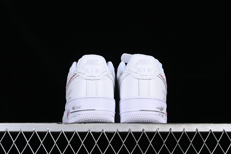 Nike Air Force 1 '07 Low White/Black/Orange 23