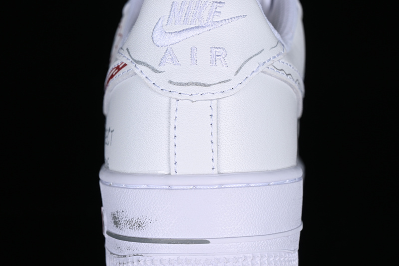 Nike Air Force 1 '07 Low White/Black/Orange 27