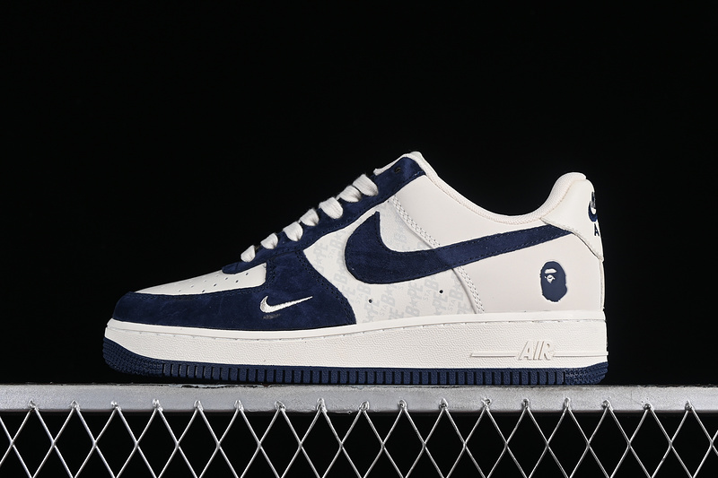 Nike Air Force 1 '07 Low Bape Off White/Blue 19