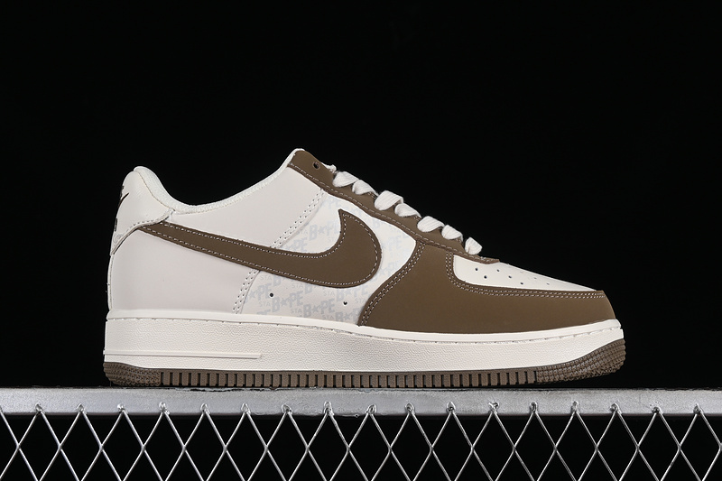 Nike Air Force 1 '07 Low Bape White/Grey/Brown 5