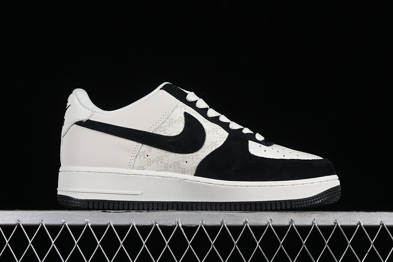 Nike Air Force 1 '07 Low Bape Off White/Black/Grey 7