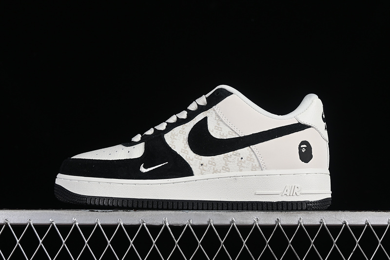 Nike Air Force 1 '07 Low Bape Off White/Black/Grey 15