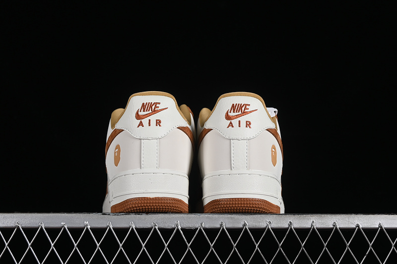 Nike Air Force 1 '07 Low Bape Off White/Brown 7