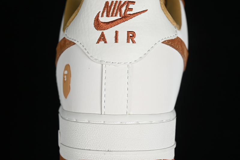 Nike Air Force 1 '07 Low Bape Off White/Brown 25