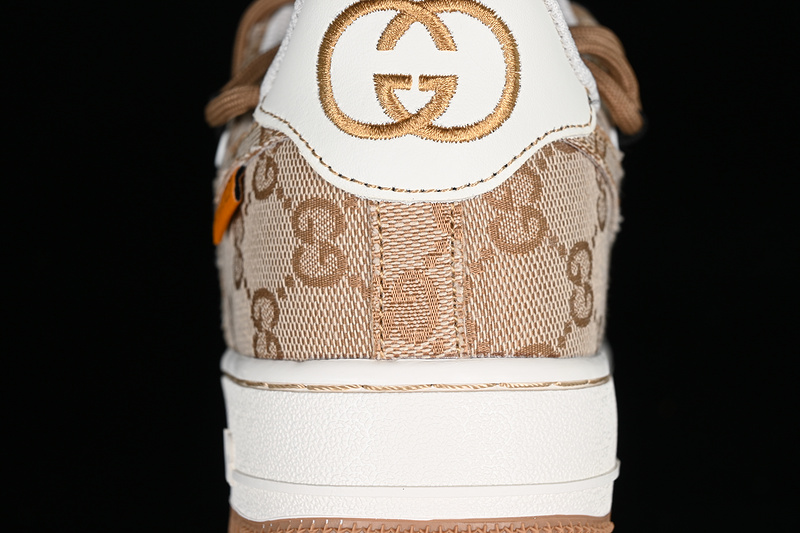 Gucci X Nike Air Force 1 '07 Low White/Brown 27