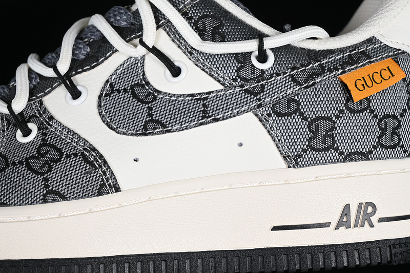 Gucci Nike Air Force 1 '07 Low White/Grey/Black 9