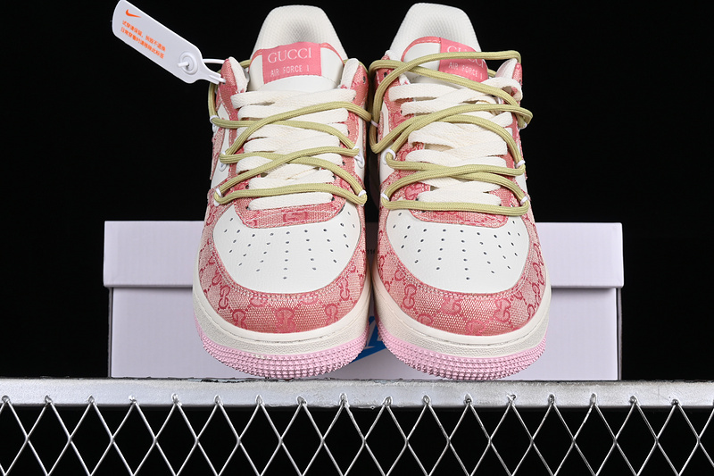 Gucci Nike Air Force 1 '07 Low White/Pink 13