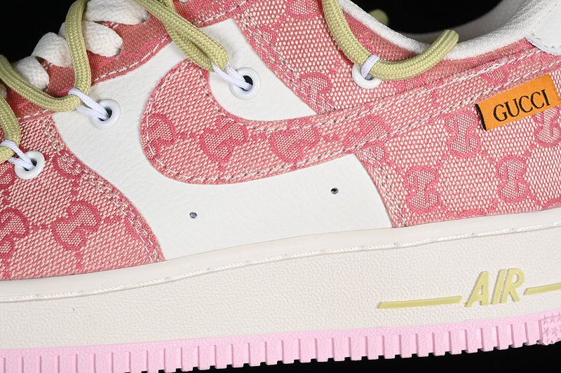 Gucci Nike Air Force 1 '07 Low White/Pink 15