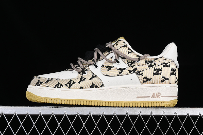 Nike Air Force 1 '07 Low Mlb White/Black/Yellow/Brown 7