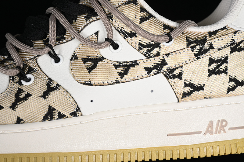 Nike Air Force 1 '07 Low Mlb White/Black/Yellow/Brown 19