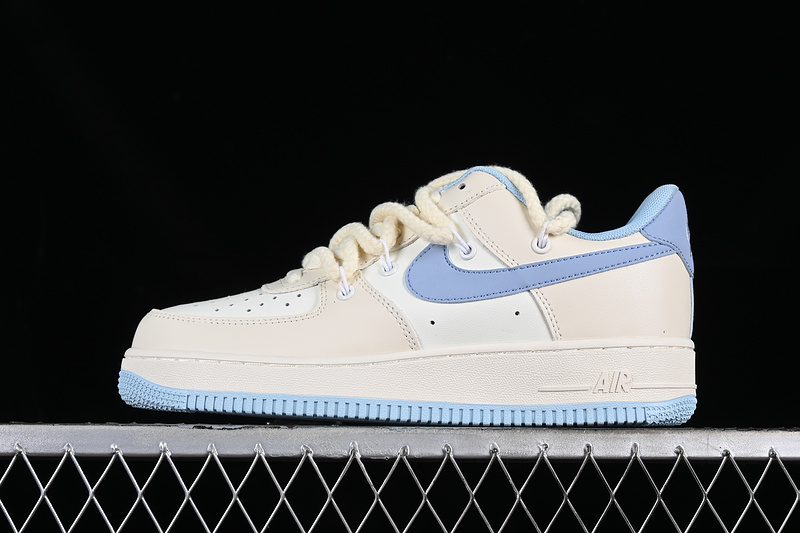 Nike Air Force 1 '07 Low Milk White/Blue/Grey 7