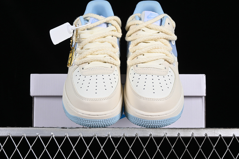 Nike Air Force 1 '07 Low Milk White/Blue/Grey 19