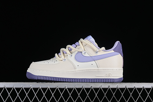 Nike Air Force 1 '07 Low Milk White/Blue/Purple 23