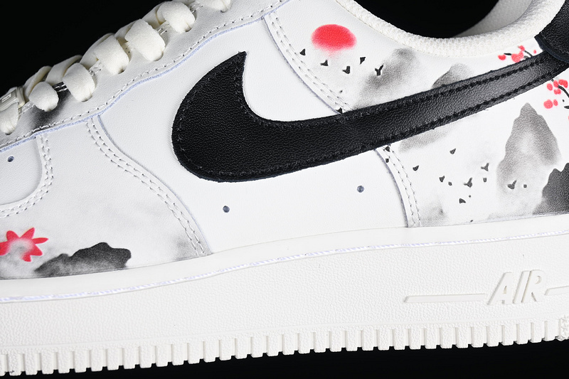 Nike Air Force 1 '07 Low White/Black/Red 13