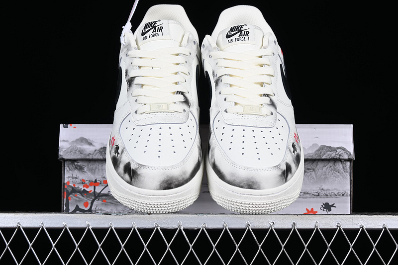 Nike Air Force 1 '07 Low White/Black/Red 19