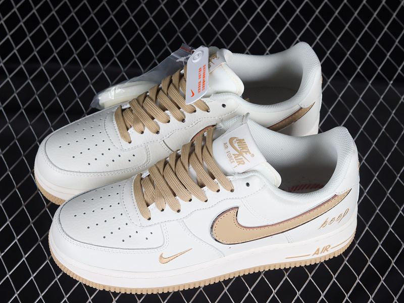 Nike Air Force 1 '07 Low Keep Fresh Khaki/White 5