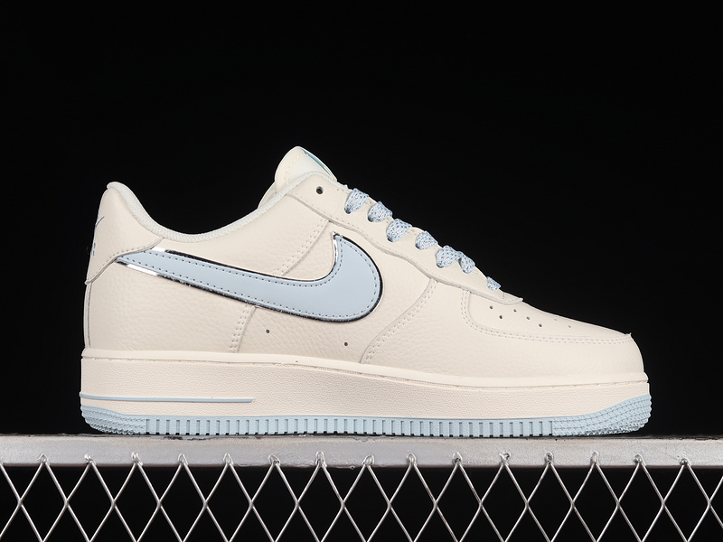 Air Force 1 Low 07 Keep Fresh Beige/Light Blue/Silver 3