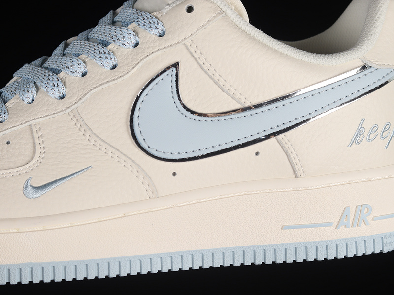 Air Force 1 Low 07 Keep Fresh Beige/Light Blue/Silver 27