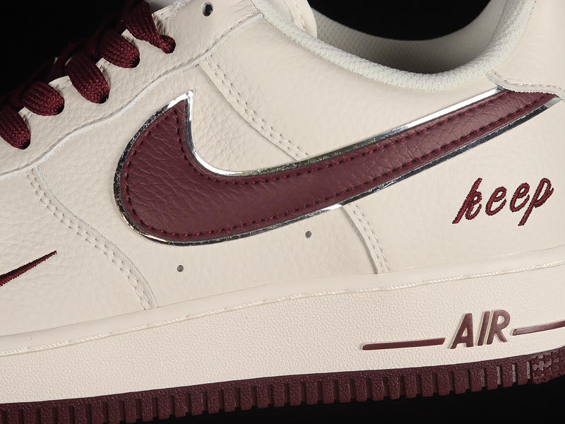 Nike Air Force 1 '07 Low Keep Fresh Wine Red/White 11