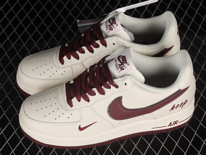 Nike Air Force 1 '07 Low Keep Fresh Wine Red/White 17