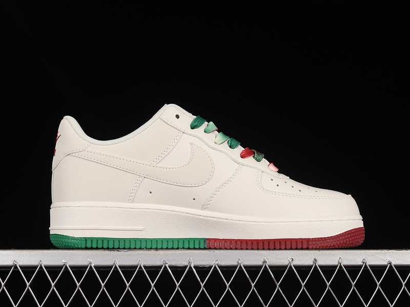 Air Force 1 Low 07 White/Green/Red 9