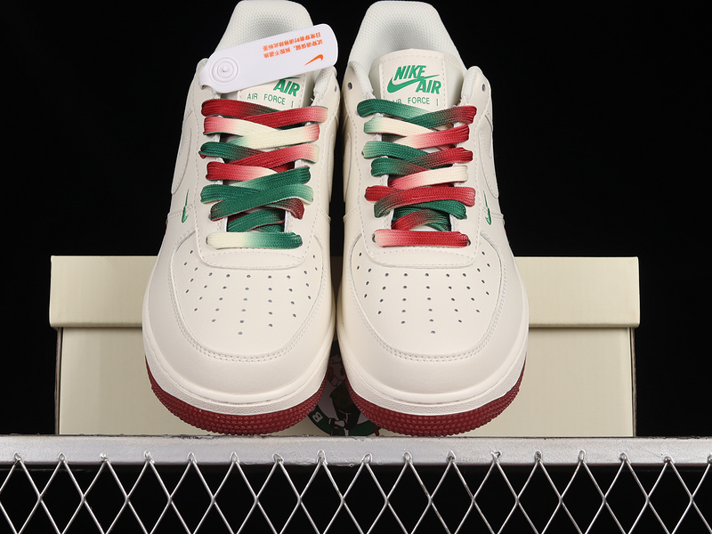 Air Force 1 Low 07 White/Green/Red 23