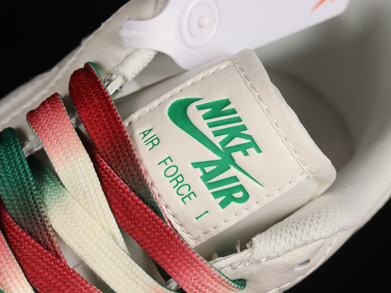 Air Force 1 Low 07 White/Green/Red 29