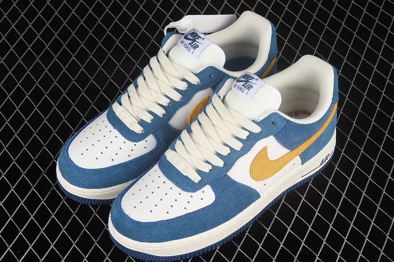 Air Force 1 Low 07 Beige/Blue/Yellow 7