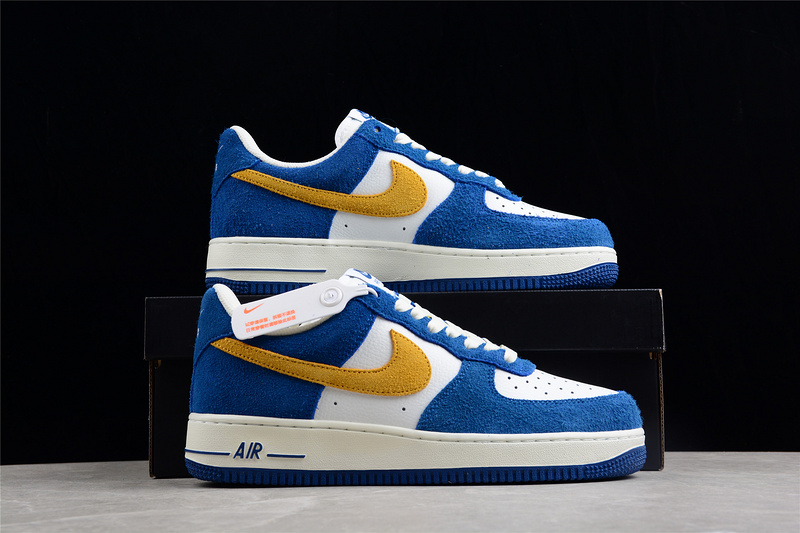 Air Force 1 Low 07 Blue/White-Yellow 3