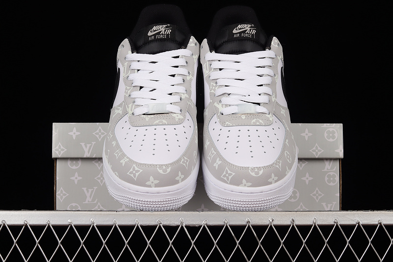 L*V X Nike Air Force 1 '07 Low White/Grey/Black 25