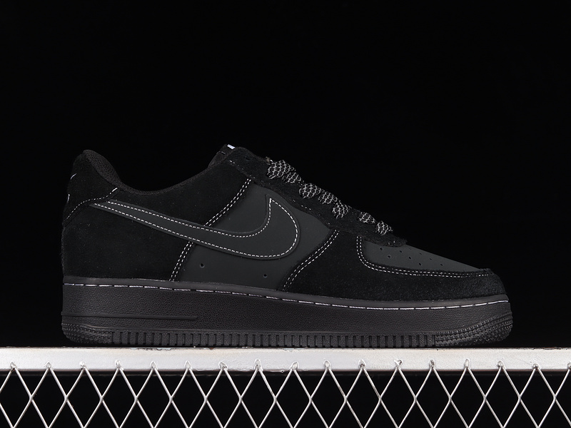 Air Force 1 Low 07 Black/Black/White 15