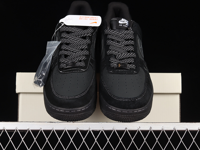 Air Force 1 Low 07 Black/Black/White 25