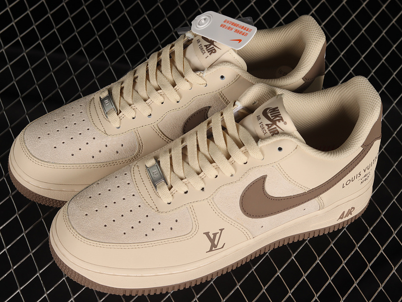 L*V X Air Force 1 Low 07 Dark Brown/Khaki/White 15