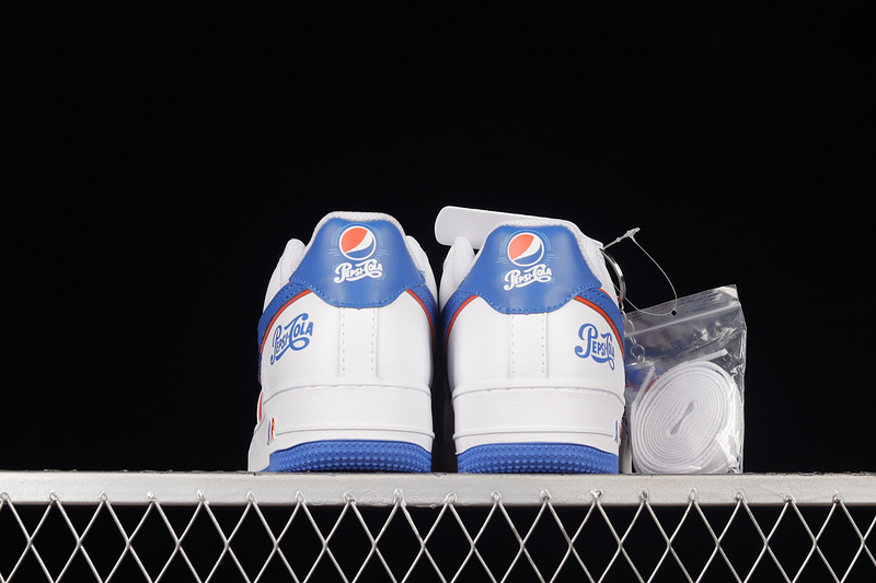 Air Force 1 Low Pepsi White/White/Blue 3