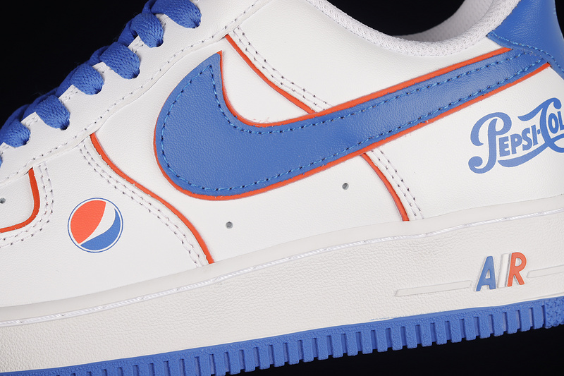 Air Force 1 Low Pepsi White/White/Blue 7