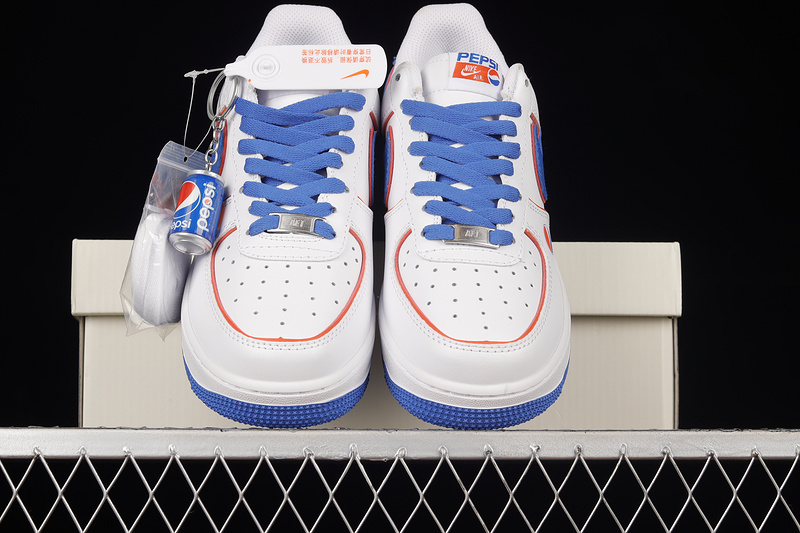 Air Force 1 Low Pepsi White/White/Blue 9