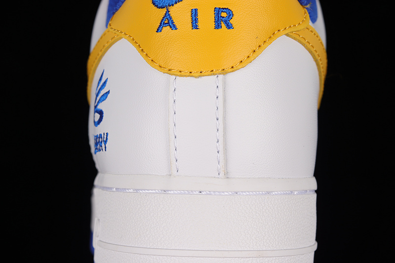 Nike Air Force 1 '07 Low Curry Cloud White/Yellow/Blue 7