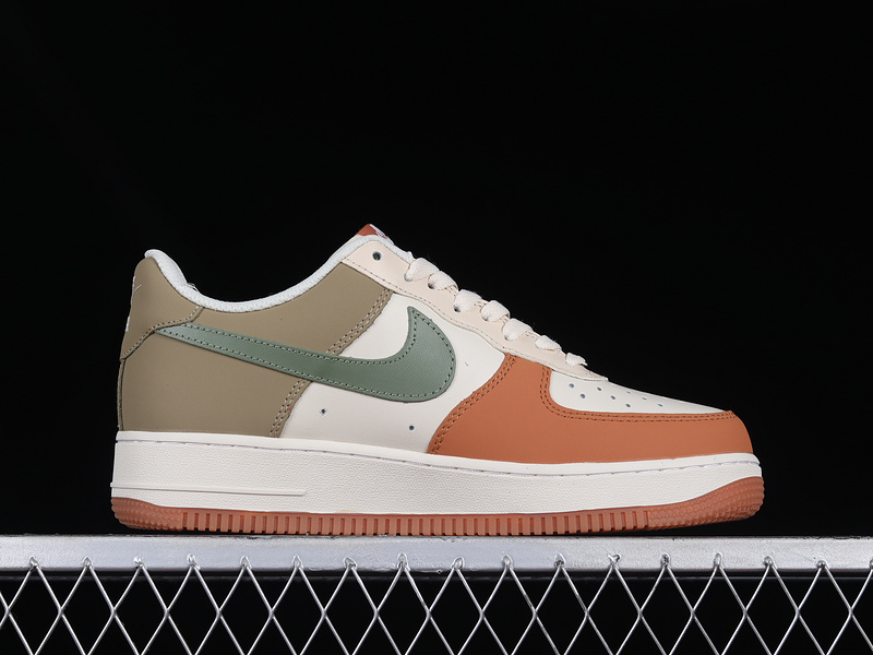 Air Force 1 Low 07 White/Green/Red-Brown 11