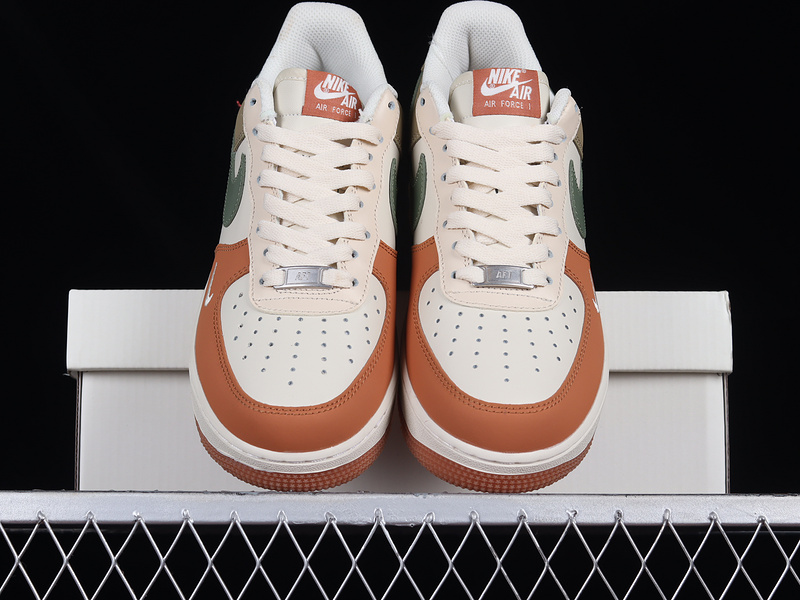 Air Force 1 Low 07 White/Green/Red-Brown 13