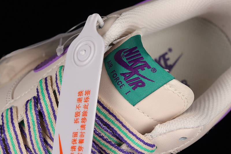 Air Force 1 Low 07 Beige/Purple/Green 7