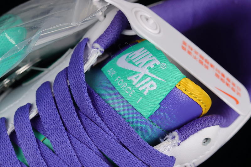 Air Force 1 Low 07 Sprite White/Purple/Green 21