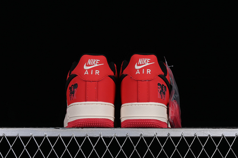 Nike Air Force 1 '07 Low Black/Red/White 13